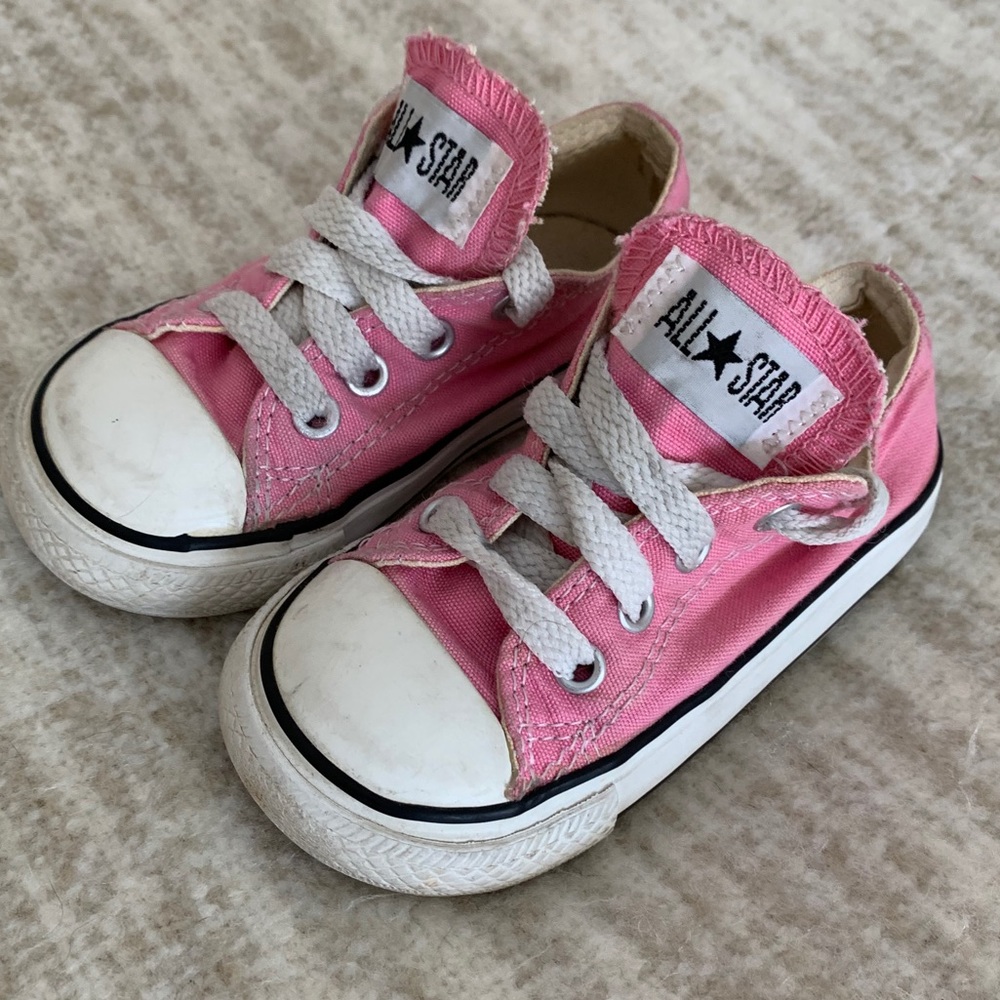 Converse All Stars low top pink size 6 - Picture 3 of 6